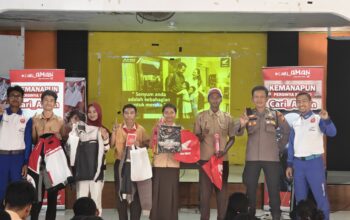 Asmo Sulsel dan Polsek Somba Opu Bekali Pelajar SMA Hasanuddin Edukasi #Cari_Aman