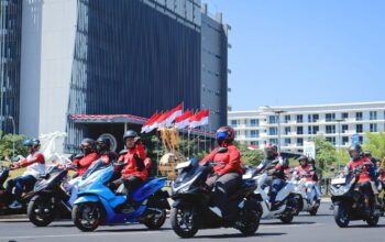 Asmo Sulsel Padukan Convoy, Safety Riding dan Aksi Sosial