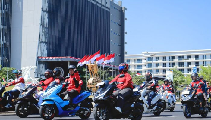 Asmo Sulsel Padukan Convoy, Safety Riding dan Aksi Sosial