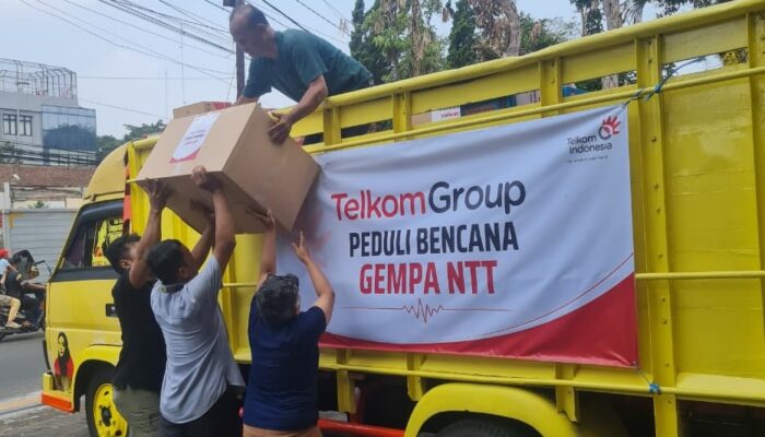 TelkomGroup Perkuat Konektivitas dan Bantuan Pascagempa NTT