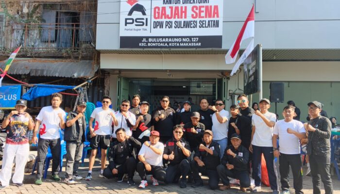 Semangat Kemerdekaan, Gajah Sena PSI Makassar Perkuat Soliditas Kader