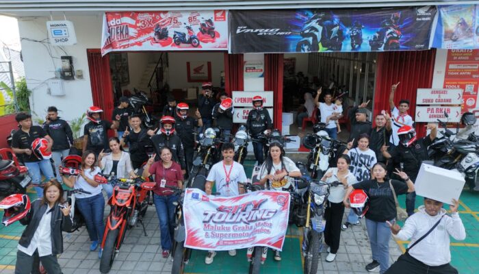 Honda CRF Ajak Komunitas Eksplorasi Ikon Kota Ambon