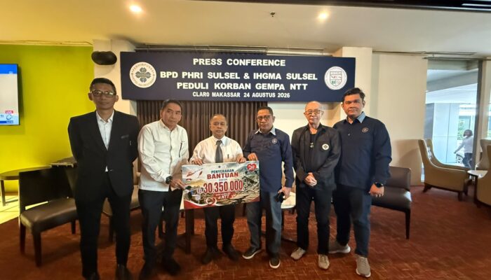 PHRI Sulsel dan IHGMA Makassar Bersatu Bantu Korban Bencana NTT