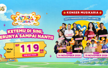 Tiket Presale Musikaria Adira Festival 2026 Resmi Dijual, Mulai Rp119 Ribu