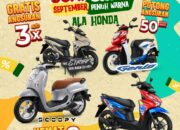 September Penuh Warna, Asmo Sulsel Tebar Promo Motor Honda