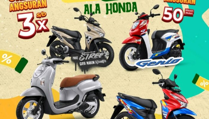 September Penuh Warna, Asmo Sulsel Tebar Promo Motor Honda