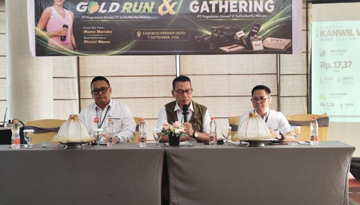 Kinerja Pegadaian Melaju, Gold Run Makassar Tawarkan Investasi Emas
