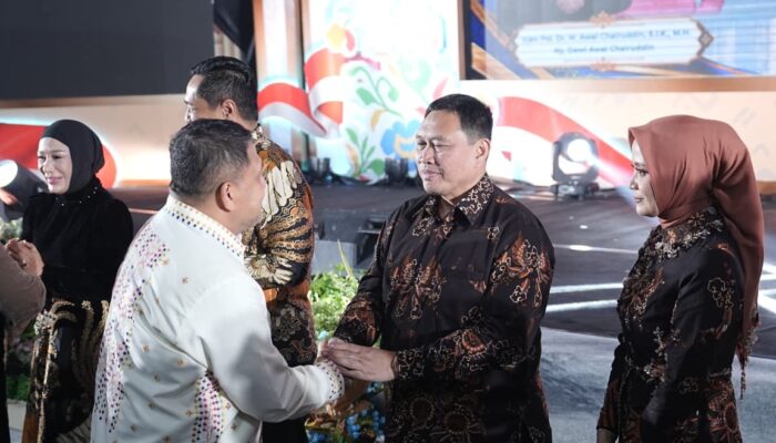 Munafri Hadiri Kenal Pamit Kapolda Sulsel, Sambut Awal Chairuddin