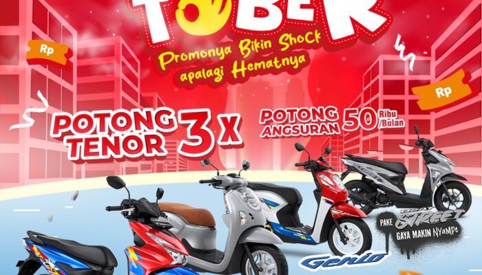 Shocktober Asmo Sulsel, Promo Motor Honda Hemat hingga Rp8 Juta