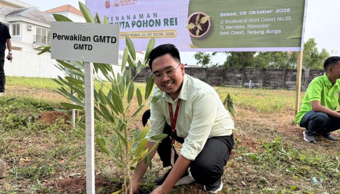 GMTD Sediakan Lahan untuk Program Sejuta Pohon REI Sulsel