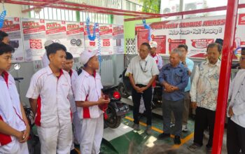 Astra Motor School Hadir di SMK Muhammadiyah 4 Tallo, Siswa Bisa Praktik Servis Honda
