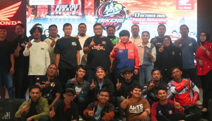 Menuju HBD 2026, Asmo Sulsel Ajak 80 Bikers Honda Makassar #Cari_Aman