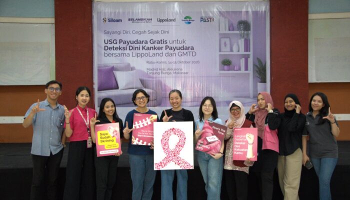 Siloam Hospitals dan GMTD Fasilitasi Skrining Kanker Payudara Gratis bagi Perempuan Makassar