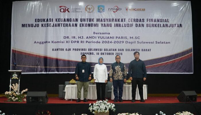 OJK Sulsel Sulbar dan Komisi XI DPR RI Perkuat Literasi Keuangan di Soppeng