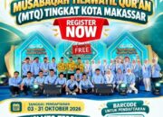MTQ Makassar 2026 Jadi Ajang Pencarian Bakat Generasi Muda