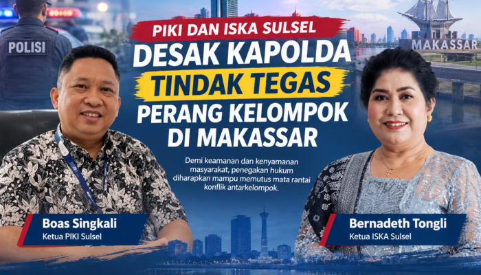 PIKI dan ISKA Sulsel Desak Kapolda Tindak Tegas Perang Kelompok di Makassar